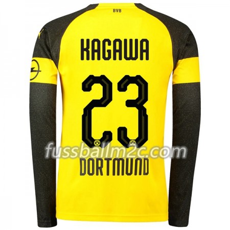 Fußballtrikots Borussia Dortmund Kagawa 23 Heim Trikotsatz 2018-2019 Langarm